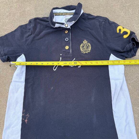 Joules Equestrian Polo Shirt - Navy, Crest, Size XL - Picture 5 of 8